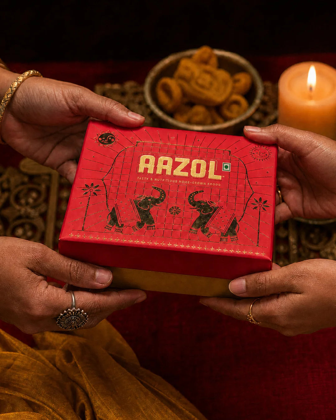 Aazol Heritage Laddus: Khapli | Gond | Ragi