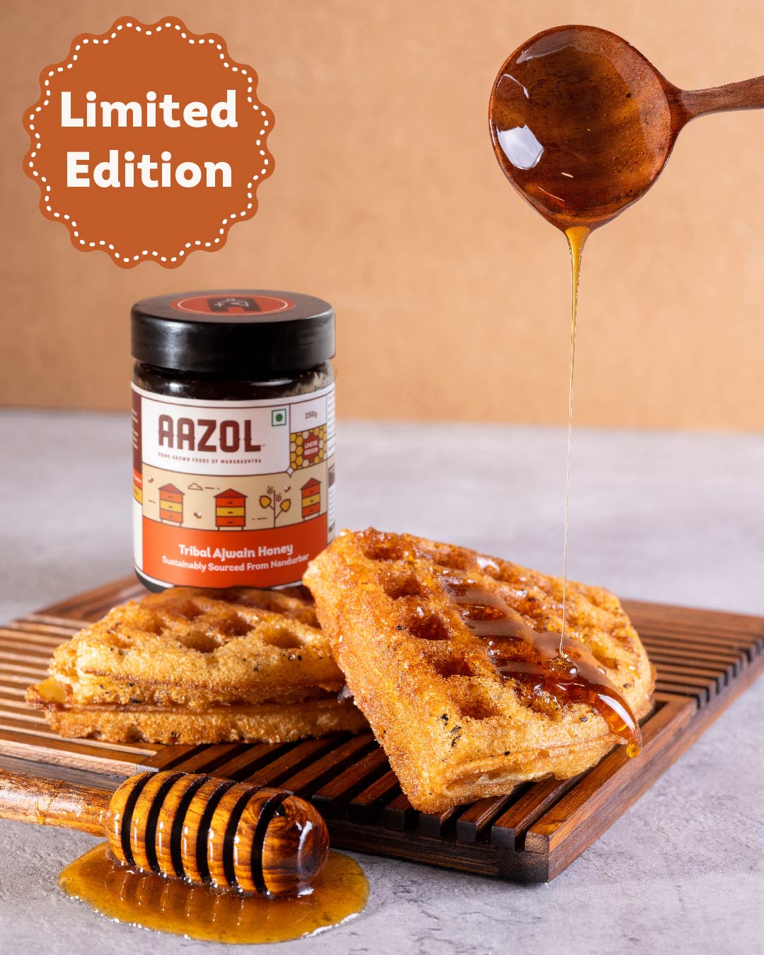 Tribal Ajwain Honey: Sustainably Sourced from Nandurbar - 250g