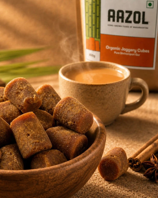 Organic Jaggery Cubes: Pure Desi Ghee Gur