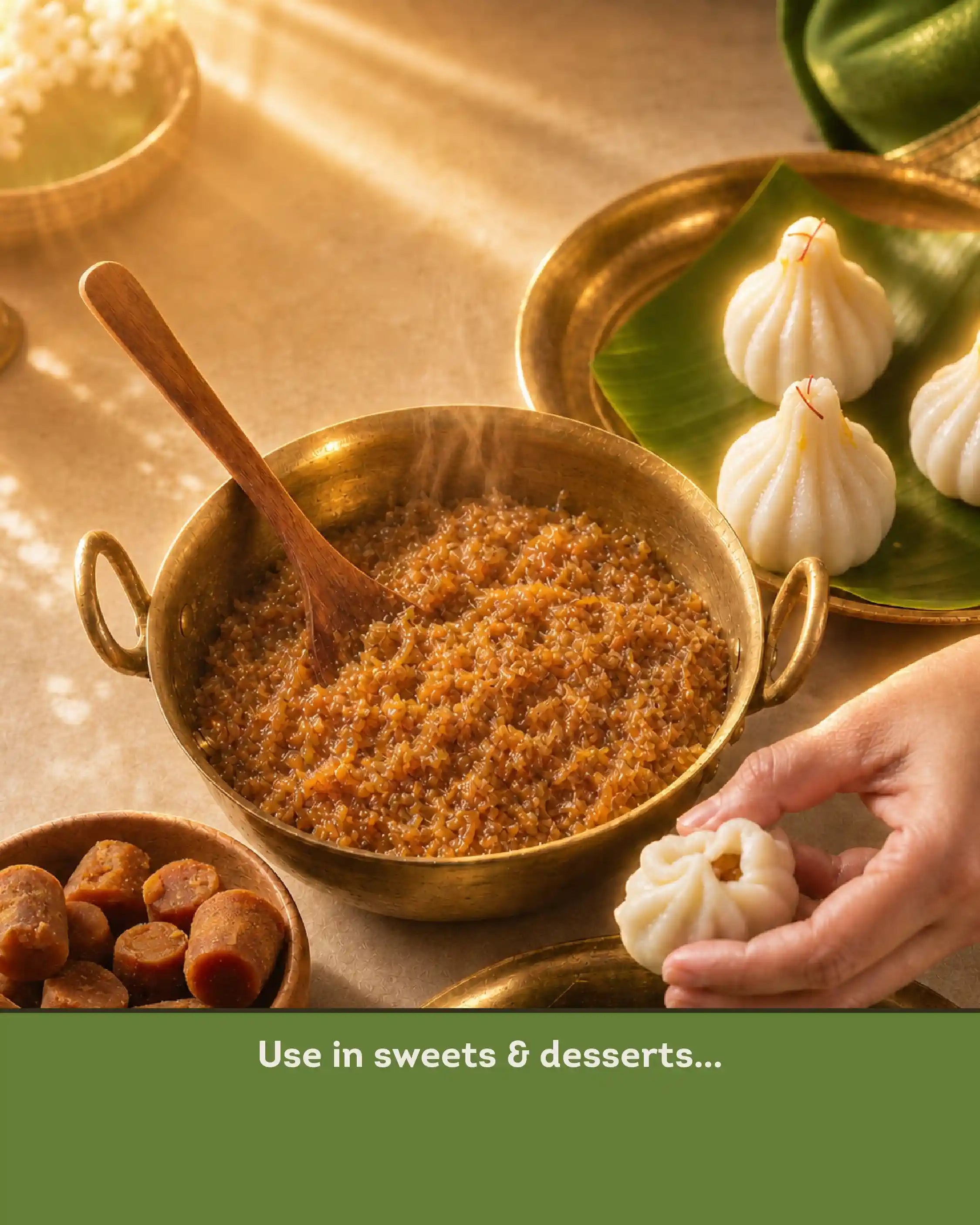 Organic Jaggery Cubes: Pure Desi Ghee Gur