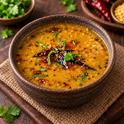 Kala Masala Dal (Spiced Lentil Soup)