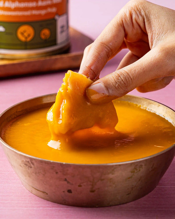 Devgad Alphonso Aam Ras: Pure Unsweetened Mango Pulp (850g/1.7kg)