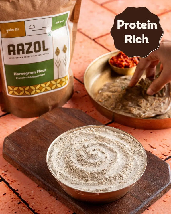 Protein-rich Horse Gram Flour: Kulith Peeth - 500g