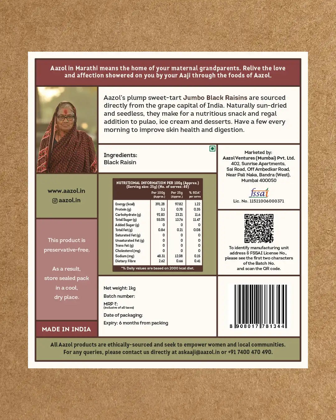 Jumbo Black Raisins: Nashik's Seedless Kismis