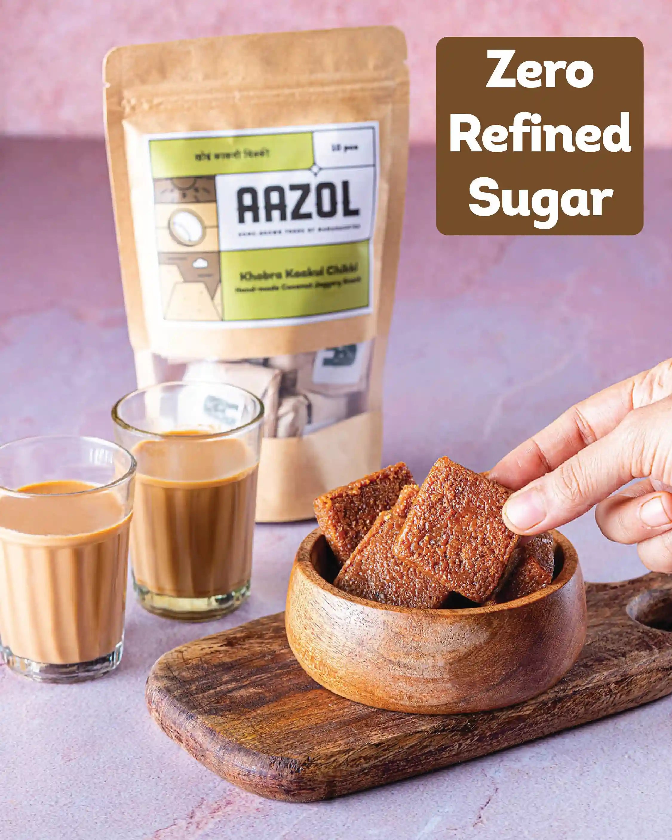Soft Coconut Jaggery Chikki