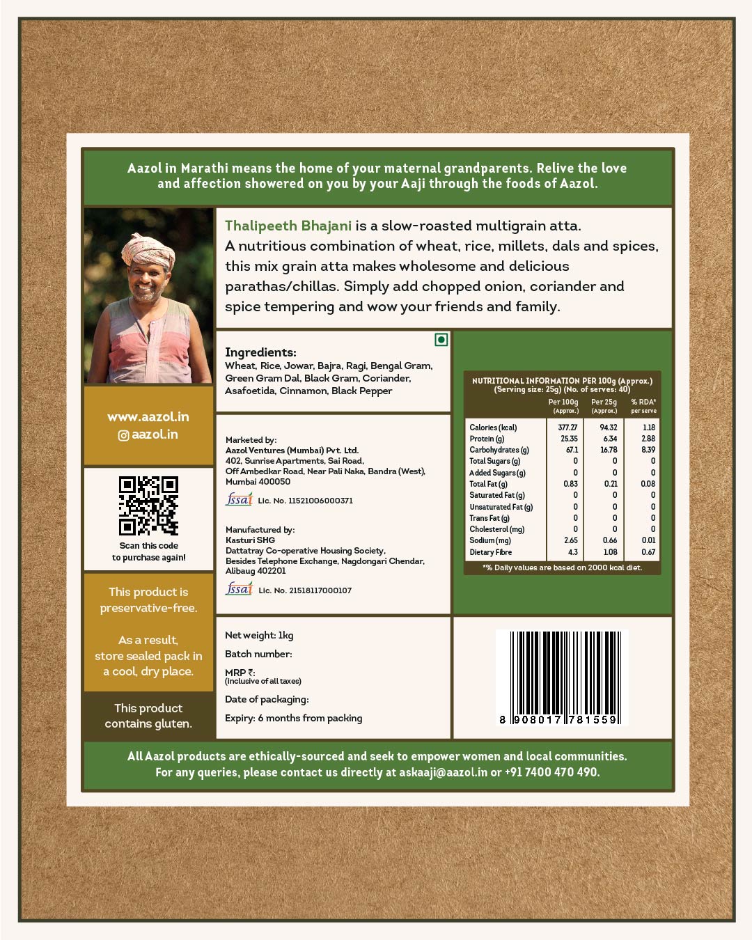 Healthy Flours Combo - 3Kg