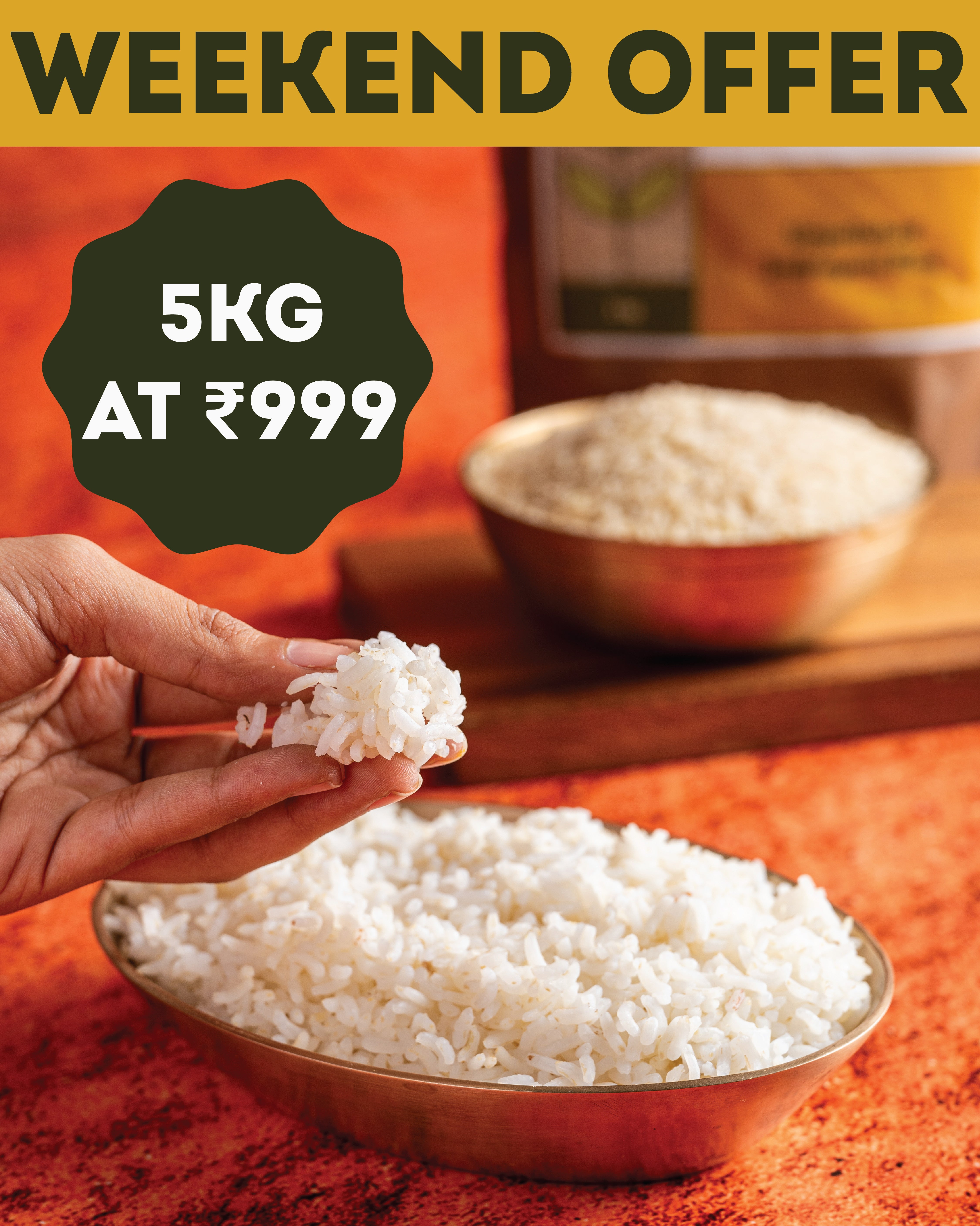 Unpolished Indrayani Rice (1kg/5kg)