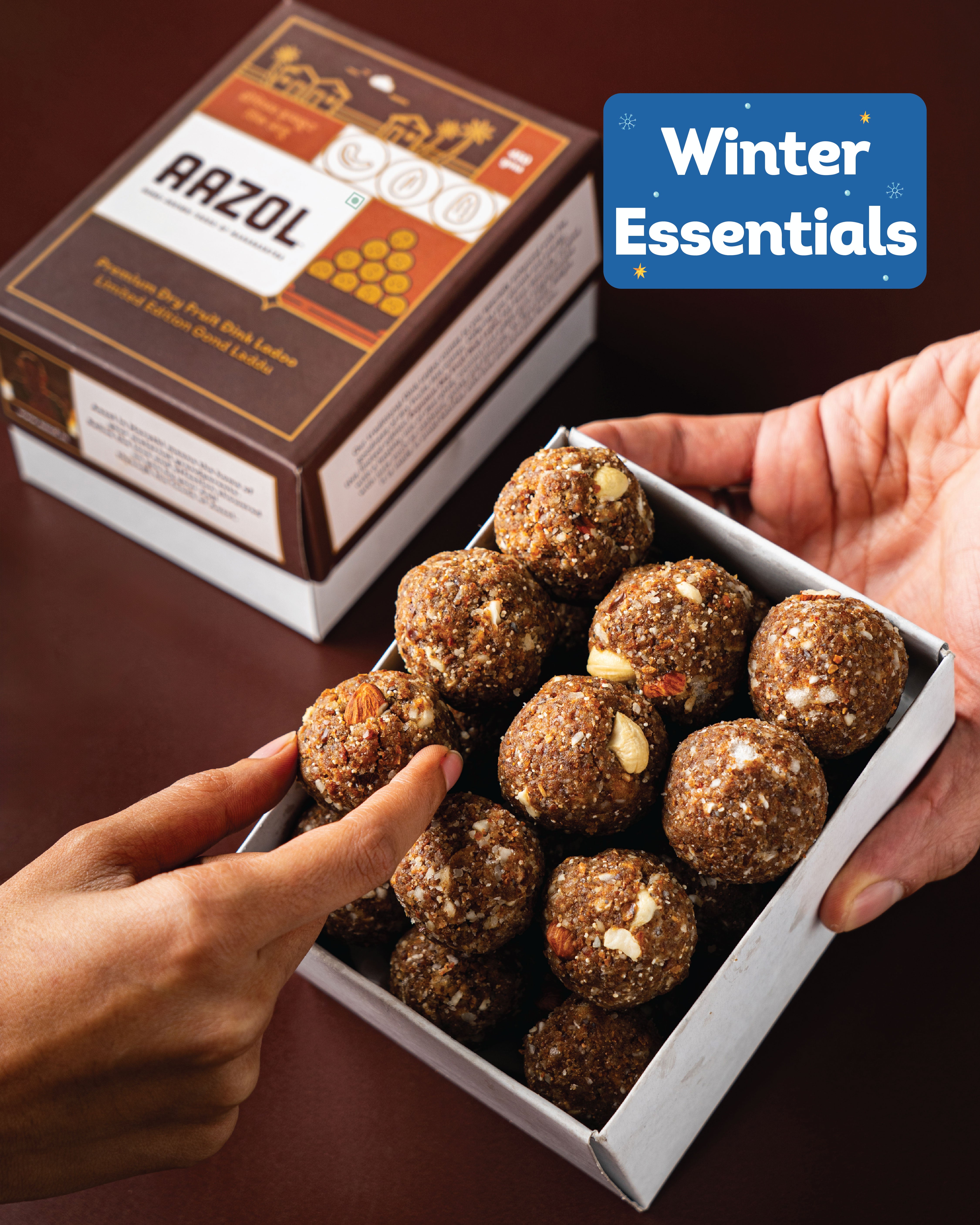 Premium Dry Fruit Gond Laddu: Limited Edition Dink Ladoo (450g/900g)