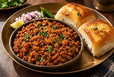 Malvani Chicken Keema Pav