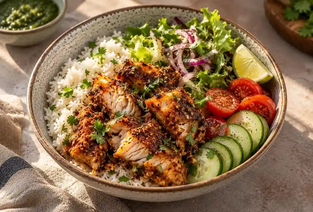 Fish Rice Bowl