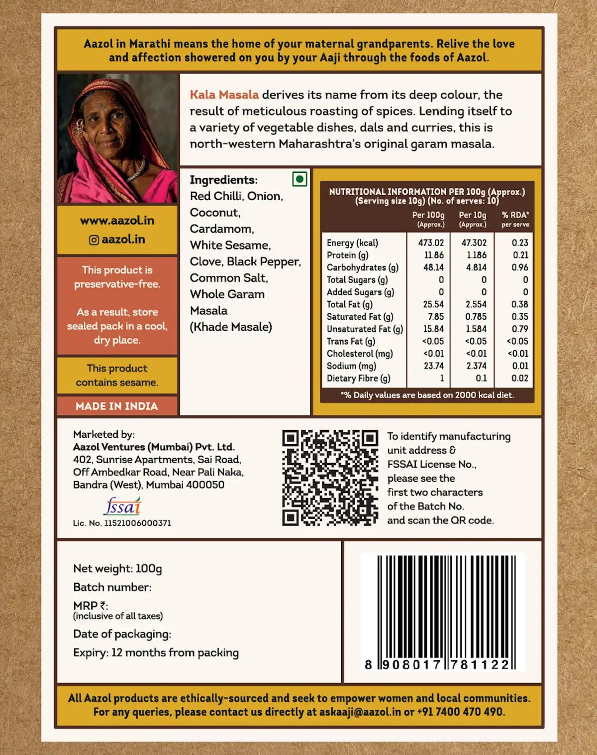 Kala Masala: Premium All-purpose Masala