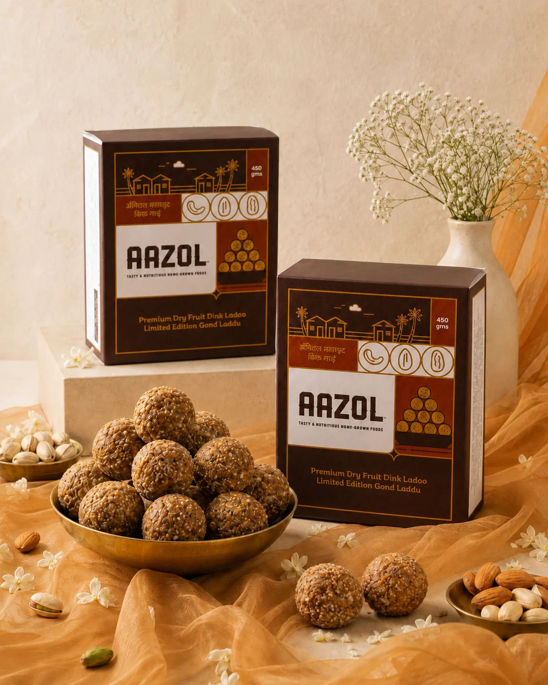 Premium Dry Fruit Gond Laddu: Limited Edition Dink Ladoo