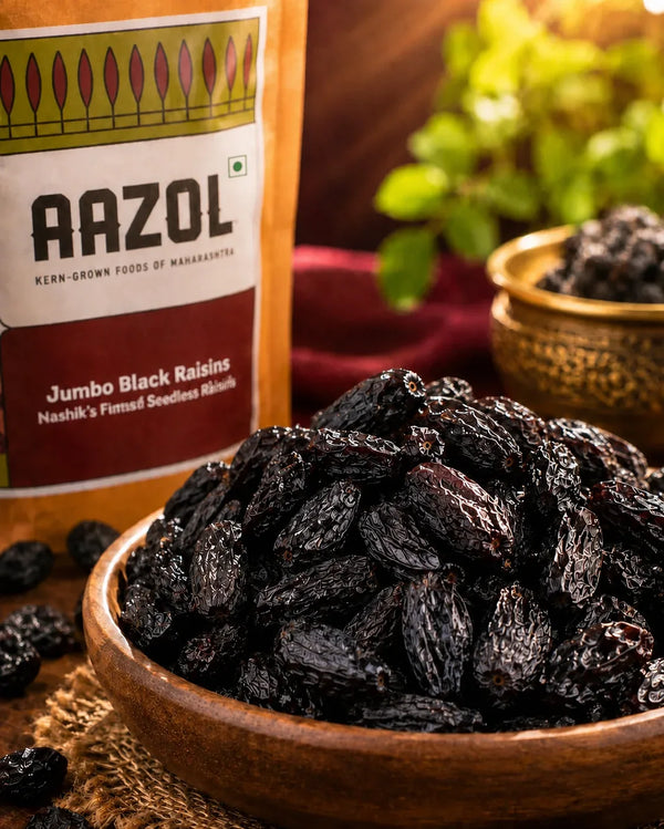 Jumbo Black Raisins: Nashik's Seedless Kismis