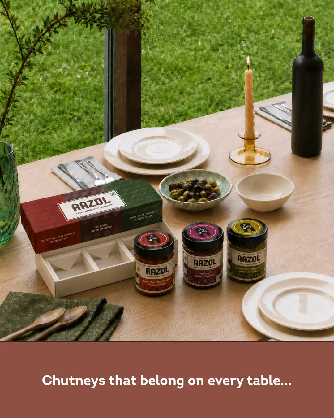 Tasty Chutney Combo: Red Chilli, Kokum & Green Chilli