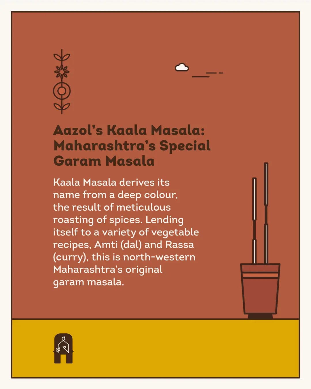Kala Masala: Maharashtras Special Garam Masala - 100g Aazol